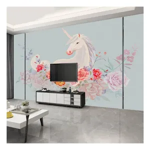 Wholesale 3D 5D 8D Flower Design Vinyl Wallpaper Wall Murals Dropshipping thumbnail-2