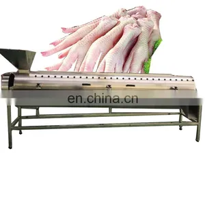 Chicken Feet Peeling Blanching and Cutting Poultry Slaughtering Production Line Machine thumbnail-5
