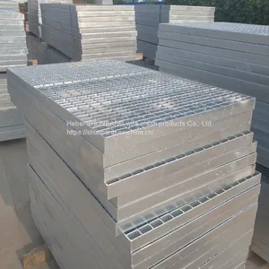 Galvanized Steel Grating Steel Grating Steel Structure Step Drainage Ditch Cover Plate Factory thumbnail-2