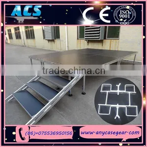 ACS Trade Show Stage, Wedding Stage, Fashion Concert Stage With Rail thumbnail-4