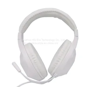 Hdera 3.5mm Language Lab Headset Headphone White Wired Headphones Noise Cancelling Headphones HD806 thumbnail-4