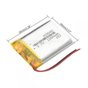 Li-Polymer Battery 103040 Wholesale Custom Battery Pack 1200mAh thumbnail-5