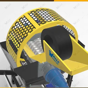 Walle Industry Truck Tire Recycling Machine Truck Car Tire Recycling Equipment thumbnail-4