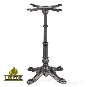 Cast Iron Coffee Table Legs Metal Black Removable Table Leg thumbnail-1