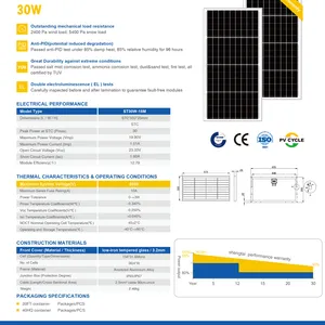 Solar Panel-158M SPLIT CELL 30W thumbnail-1