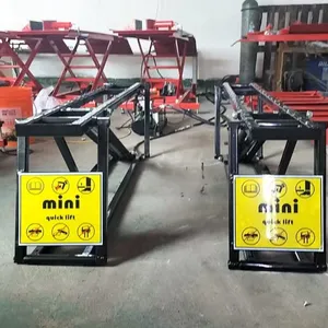 2800kg 3000kg Portable Mini Car Service Scissor Hoist Quick Jack Lift thumbnail-1