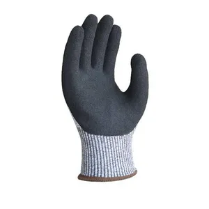 Enkerr Black Nitrile Frosted Foamed Level 5 Cut-resistant Gloves Ms851045 Nitrile Frosted Gloves thumbnail-2