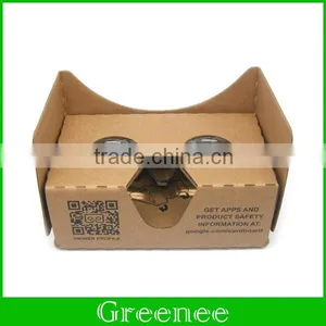 Google Yellow Cardboard VR V2.0 Virtual Reality DIY 3D Glasses for Smartphone With Headband thumbnail-6