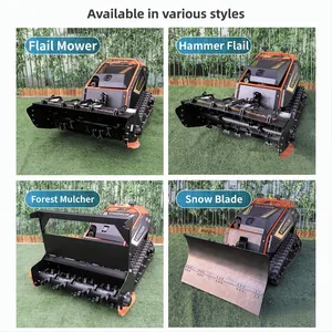 Vigorun Lawn Mowers Robot Ultra-Width Labor Saving Remote Controlled Tracked Forestry Mulcher thumbnail-4