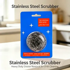 Heatproof High Temperature Resistant Steel Ball Copper Wire Scrubber for Cleaning Ovens, Stoves and BBQ Grills thumbnail-1