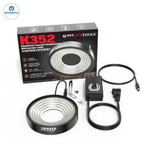 JTXTOOLS K352 ChipVision 352-LED Coaxial Microscope Ring Light for Precision Repair thumbnail-1