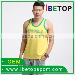OEM Service Custom Sportswear Coolmax Running Cotton Vest thumbnail-1