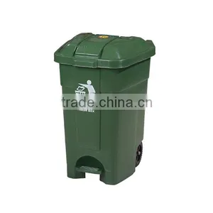 70L Waste Bin With Pedal Indoor Dustbin With Wheels thumbnail-1