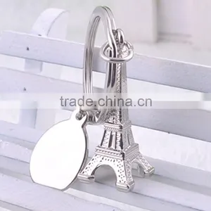 Good Quality Zinc Alloy Key Chain Pendant Small Tower Keychain thumbnail-2