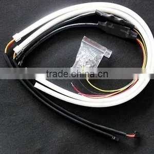 Wholesale 12V 45CM 60CM LED Light Soft Article Lamp , LED Flexible DRL ,Double Colors DRL thumbnail-2