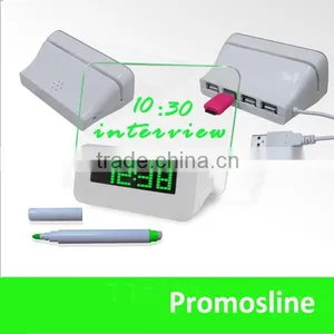 Hot Selling Custom LED Alarm Clock With Message Board thumbnail-6