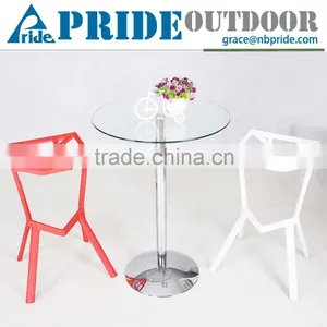 Good Quality Modern PP Plastic Chair Bar Dining Wholesale Coffee Chair Designs thumbnail-1