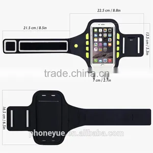 LED Light Sport Running Clear Touch Waterproof Pouch Arm Band Case For IPhone 6 thumbnail-5