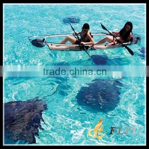 Wholesale Plastic Canoe Ocean Transparent Kayak thumbnail-1