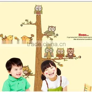 ALFOREVER Brown Color Owl Tree Sticker,owl Tree Decals for Kids thumbnail-1