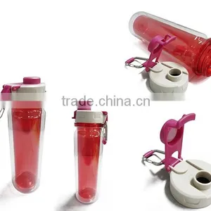 Double Wall Plastic Water Bottle thumbnail-1