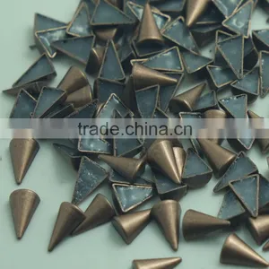 Factory Wholesale 8X12MM Bullet Hot Fix Studs, Hot Fix Alloy Studs, Hotfix Studs thumbnail-4