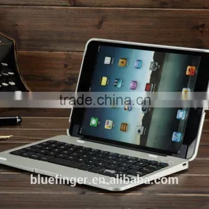 Hot Selling Bluefinger Keyboard Case Cover for IPad Mini With Detacable Cover,calmshell Keyboard, thumbnail-4