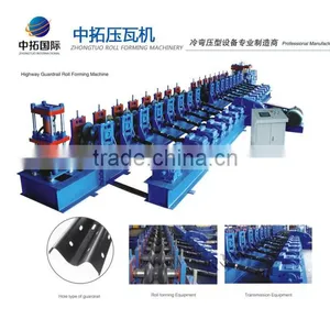 Guardrail Machine High Way Guardboard Roll Forming Machine Guardrail Roll Forming Machine thumbnail-1