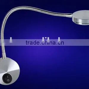 LED Hose Lamp Bedroom Bedside Lamp 3W Wall Light With On/off Switch thumbnail-3