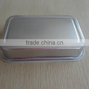 Environmental Rectangular Disposable Airline Aluminum Foil Catering Boxes Aluminium Food Containers Food Catering Containers thumbnail-2