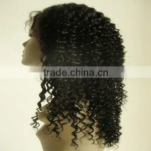 China Manufacturer Human Hair Wig Advertisement Virgin Remy Hair Full Lace Wig thumbnail-1