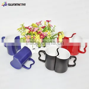 11oz Blue Magic Color Change Sublimation Blank Couple Mug thumbnail-3