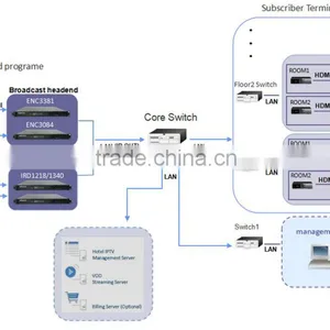 Low Cost Hotel Iptv Solution for Hotel Digital tv System thumbnail-2