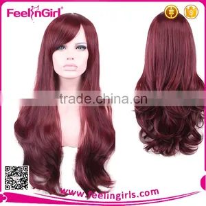 Women Sexy Long Red Synthetic Ombre Synthetic Wigs Quality Choice thumbnail-2