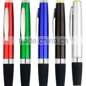 3 in 1 Plastic Stylus Pen With Highlighter thumbnail-6