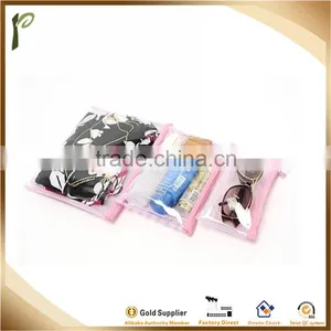 Popwide New Design Pink 3pcs in 1 Set PVC Pretty Packaging Gift Bag thumbnail-4