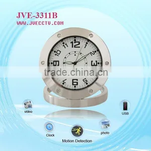 JVE-3311B Motion Detection Digital Electronic Clock Camera;digital Usb Electronic Clock With Usb Drive thumbnail-1
