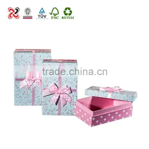 Different Shaped Paper Ribbon Closure Box thumbnail-1