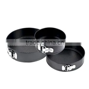 Carbon Steel Non-stick Round Springform Cake Pan Set thumbnail-2