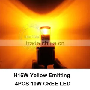 H16 TYPE 2 6000K 10W Pack of 2 BULBS YELLOW FOG LIGHT LAMP H16 Auto Led Fog Lights thumbnail-5