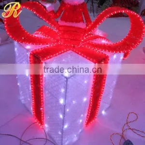 Lighted Outdoor Christmas Decorations Gift Boxes Decorative Christmas Gift Boxes thumbnail-1