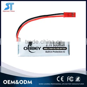 Hot Selling 1S 500mAh Mini rc Helicopter Camera Lithim Polymer Battery for Quadcopter Quality Choice thumbnail-1