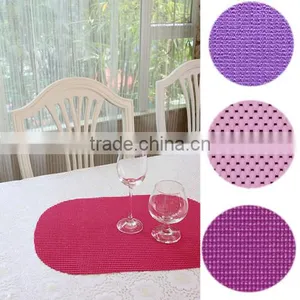 Mutifunctional Eco Friendly Round Plastic Placemat thumbnail-1