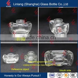 Transparent Color With Double Caps Glass Ink Bottle thumbnail-5