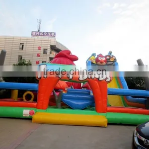 Funny Amusement Park for Kids Inflatable Bouncer Castle Combo for Sale thumbnail-4