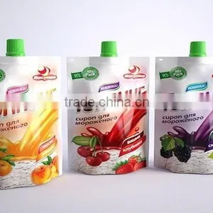 Custom Printed Laundry Detergent Packaging Bag With Spout / Liquid Detergent Bag thumbnail-1
