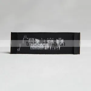 Customized Black Border Weaving Label for Bamboo Fiber Clothing thumbnail-6