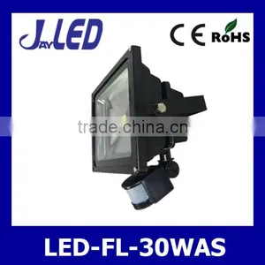 Waterproof IP65 Class High Quality Pass CE ROHS With Sensor Led Flood Light 30w thumbnail-1