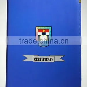 2015newest Design Leather Certificates Folder Customized Leather Certificates Folder A4 Leather Certificates Folder From Factory thumbnail-2