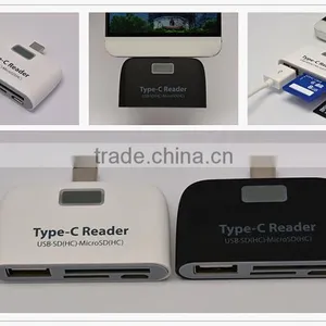 USB 3.1 Type C OTG USB TF SD MMC Micro USB Charging Card Reader COMBO HUB Adapter Support Phone and PC thumbnail-4